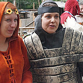Mittelalterlich verkleidete Personen